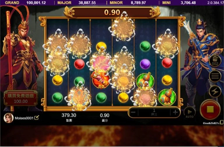 悟空老虎機免費遊戲模式介紹｜最高可連續拿100局！